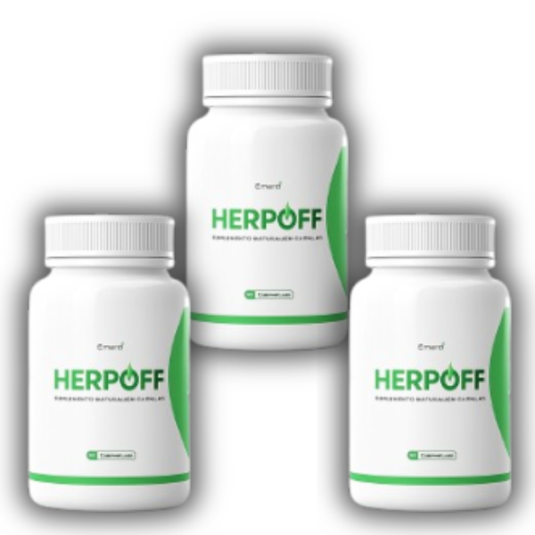 Kit 3 Frascos HerpOff