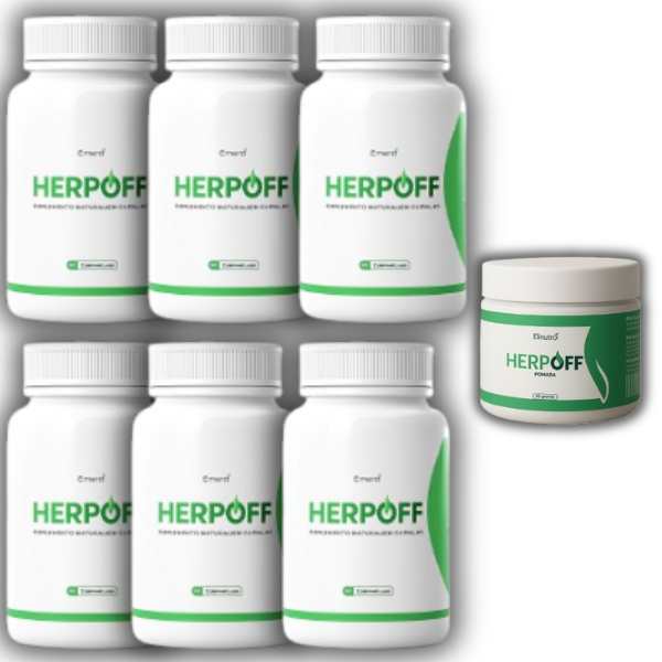Kit 6 Frascos HerpOff
